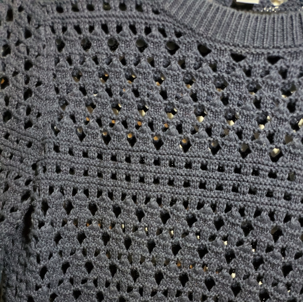Croft & Barrow | Dark Blue Knitted Sweater - Picture 3 of 3